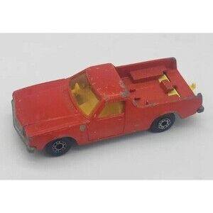 Vintage 1977 Lesney Matchbox Superfast No. 60 Holden Pick-Up Model MB60 Red Car
